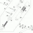 500 EXC CHASSIS Глушитель