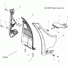 V11BB36/DB36/DC36/EB36 CROSS ROADS CUSTOM/CROSS COUNTRY ALL OPTI Body, chin fairing - v11bb36 / db36 / dc36 / eb36 all op...