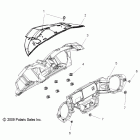 V11BB36/DB36/DC36/EB36 CROSS ROADS CUSTOM/CROSS COUNTRY ALL OPTI Body, dash, inner - v11bb36 / db36 / dc36 / eb36 all opt...