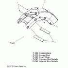 V11BB36/DB36/DC36/EB36 CROSS ROADS CUSTOM/CROSS COUNTRY ALL OPTI Body, fender, rear - v11bb36 / db36 / dc36 / eb36 all op...