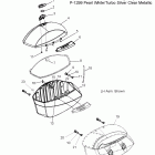 V11BB36/DB36/DC36/EB36 CROSS ROADS CUSTOM/CROSS COUNTRY ALL OPTI Body, saddlebag asm. - v11bb36 / db36 / dc36 / eb36 all ...