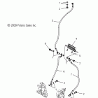 V11BB36/DB36/DC36/EB36 CROSS ROADS CUSTOM/CROSS COUNTRY ALL OPTI Brakes, brake line, front - v11bb36 / db36 / dc36 / eb36...