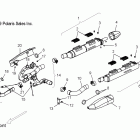 V11BB36/DB36/DC36/EB36 CROSS ROADS CUSTOM/CROSS COUNTRY ALL OPTI Engine, exhaust - v11bb36 / db36 / dc36 / eb36 all optio...