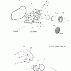 V11BB36/DB36/DC36/EB36 CROSS ROADS CUSTOM/CROSS COUNTRY ALL OPTI Engine, side covers - v11bb36 / db36 / dc36 / eb36 all o...