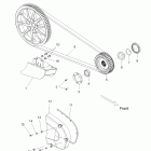V11BB36/DB36/DC36/EB36 CROSS ROADS CUSTOM/CROSS COUNTRY ALL OPTI Drive train, drive sprocket, belt, cover and guard - v11...