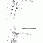 V11BB36/DB36/DC36/EB36 CROSS ROADS CUSTOM/CROSS COUNTRY ALL OPTI Steering, handlebar mounting - v11bb36 / db36 / dc36 / e...