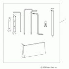 V11BB36/DB36/DC36/EB36 CROSS ROADS CUSTOM/CROSS COUNTRY ALL OPTI Tools, tool kit - v11bb36 / db36 / dc36 / eb36 all optio...