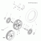 V11BB36/DB36/DC36/EB36 CROSS ROADS CUSTOM/CROSS COUNTRY ALL OPTI Wheels, front - v11bb36 / db36 / dc36 / eb36 all options