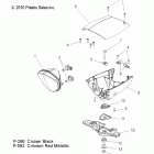 V11BB36/DB36/DC36/EB36 CROSS ROADS CUSTOM/CROSS COUNTRY ALL OPTI Electrical, headlight w / windshield - v11bb36 / db36 / ...