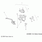 V11CA36/CB36 KINGPIN ALL OPTIONS Brakes, brake lever and master cylinder - v11ca36 / cb36...