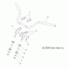 V11CA36/CB36 KINGPIN ALL OPTIONS Steering, handlebar mounting - v11ca36 / cb36 all option...