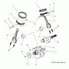 V11GA36/GB36/GC36 VEGAS/8 BALL/NESS ALL OPTIONS Engine, crankshaft and piston - v11ga36 / gb36 / gc36 al...