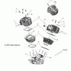 V11GA36/GB36/GC36 VEGAS/8 BALL/NESS ALL OPTIONS Engine, cylinder and head - v11ga36 / gb36 / gc36 all op...