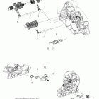 V11GA36/GB36/GC36 VEGAS/8 BALL/NESS ALL OPTIONS Drive train, shift forks and drum - v11ga36 / gb36 / gc3...
