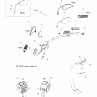 V11GA36/GB36/GC36 VEGAS/8 BALL/NESS ALL OPTIONS Steering, controls and mirrors - v11ga36 / gb36 / gc36 a...