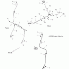 V11HA36/HB36/HS36 HAMMER ALL OPTIONS Brakes, brake lines and reservoir - v11ha36 / hb36 / hs3...