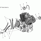 V11SW36/SA36/AW36 VISION ALL OPTIONS Engine, camchain - v11sw36 / sa36 / aw36 all options