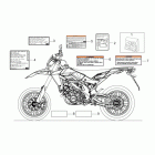 RXV 450-550 Street Legal Наклейки