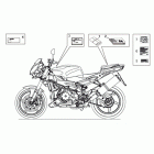 RSV 1000 Tuono Наклейки