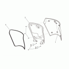 Scarabeo 125-200 IE Light Центальная часть облицовки 1