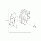 Scarabeo 125-200 IE Light Передний суппорт тормозной