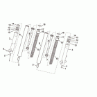 Scarabeo 125-200 IE Light Передняя вилка 2