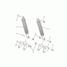 Scarabeo 125-200 IE Light Задний амортизатор