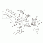 Scarabeo 125-200 IE Light Рулевые переключатели,правые