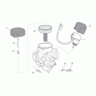 Scarabeo 125-200 Light Carb. Карбюратор 2