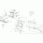 Scarabeo 125-200 Light Carb. Рулевые переключатели ,левые