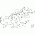 Sport City Cube 125-200 carb E3 Центальная часть облицовки 2