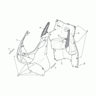 Sport City Cube 125-200 carb E3 Front body - internal shield
