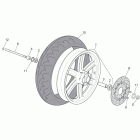 Sport City Cube 125-200 carb E3 Переднее колесо