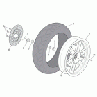 Sport City Cube 125-200 carb E3 Заднее колесо