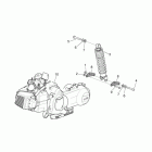 Mojito 125 E3 Engine - rear shock absorber