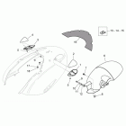 Mojito 125 E3 Rear body - mudguard