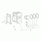 Scarabeo 125-200 Light Carb. Цилиндр