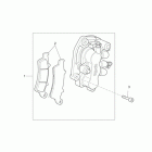 Scarabeo 125-200 Light Carb. Передний суппорт тормозной