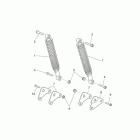 Scarabeo 125-200 Light Carb. Задний амортизатор