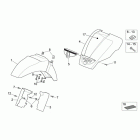 Scarabeo 400-492-500 Light Передний корпус - облицовка 1