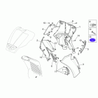 Scarabeo 400-492-500 Light Передний корпус - облицовка 2