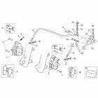 Scarabeo 400-492-500 Light Передний тормозной суппорт