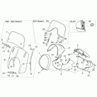 Scarabeo 400-492-500 Light Front fairing