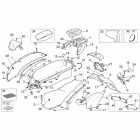 Scarabeo 400-492-500 Light Задняя часть кузова