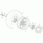 Scarabeo 400-492-500 Light Заднее колесо