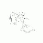 Sport City Cube 125-200 carb E3 Центральная подножка