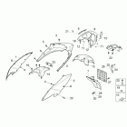 Sport City ONE 125 4T E3 Задняя часть кузова