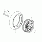 Sport City ONE 125 4T E3 Заднее колесо