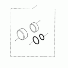 America Axle nut covers front