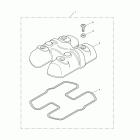 Bonneville Cam cover kit, chrome